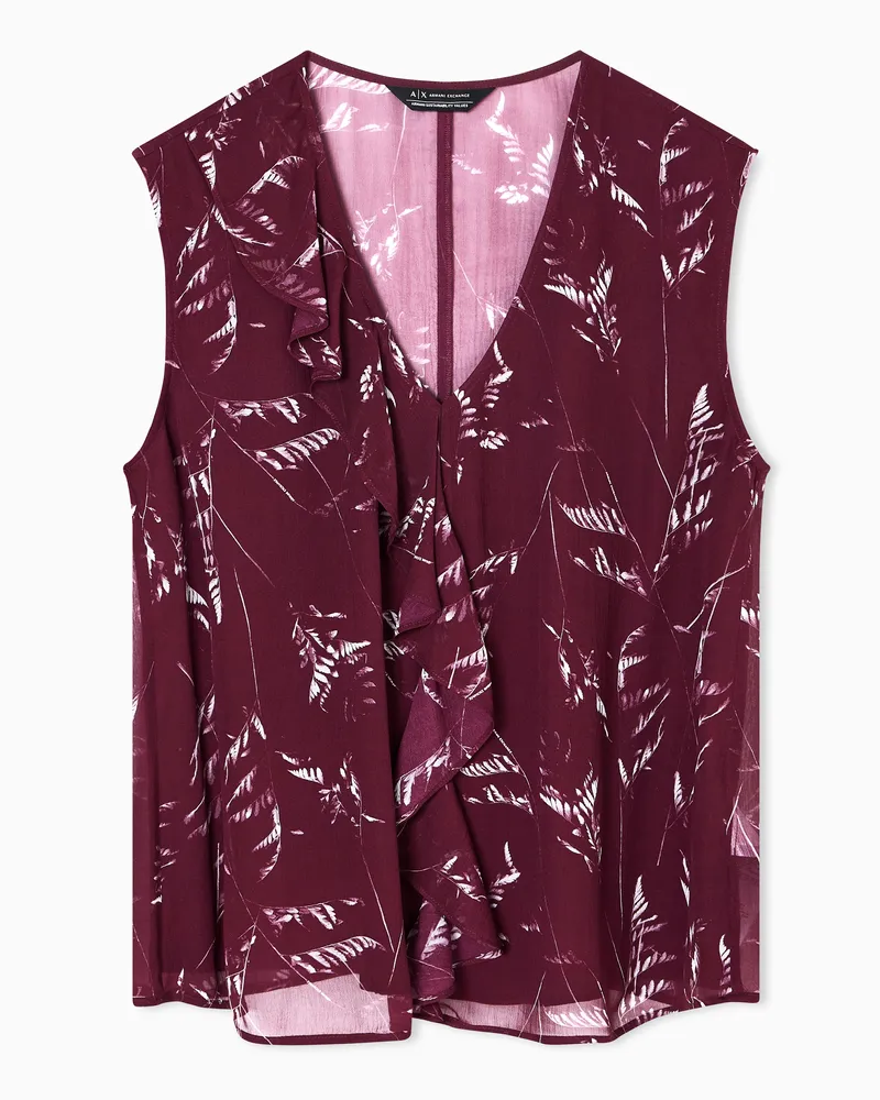 Armani Exchange Bluse mit Blumenmuster Gemustert