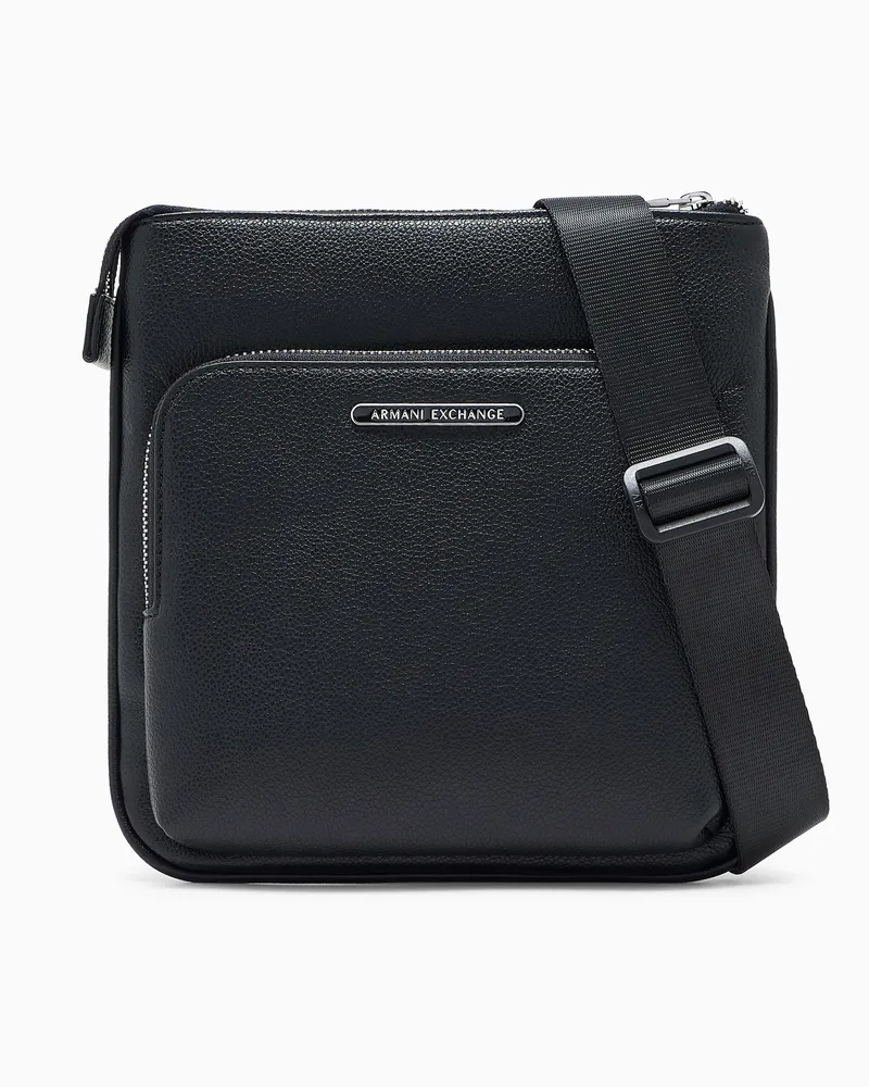 Armani Exchange Flache Umhängetasche Schwarz