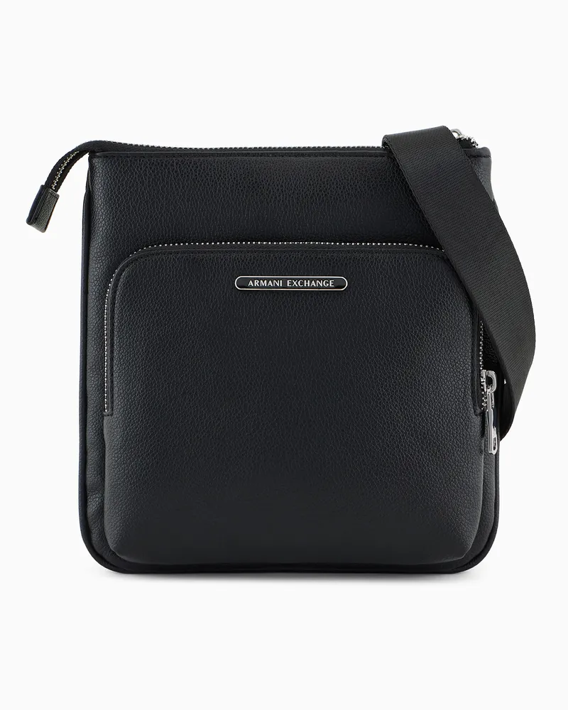 Armani Exchange Flache Umhängetasche Schwarz