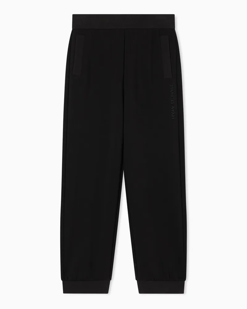 Armani Exchange Jogginghose mit Logo Schwarz