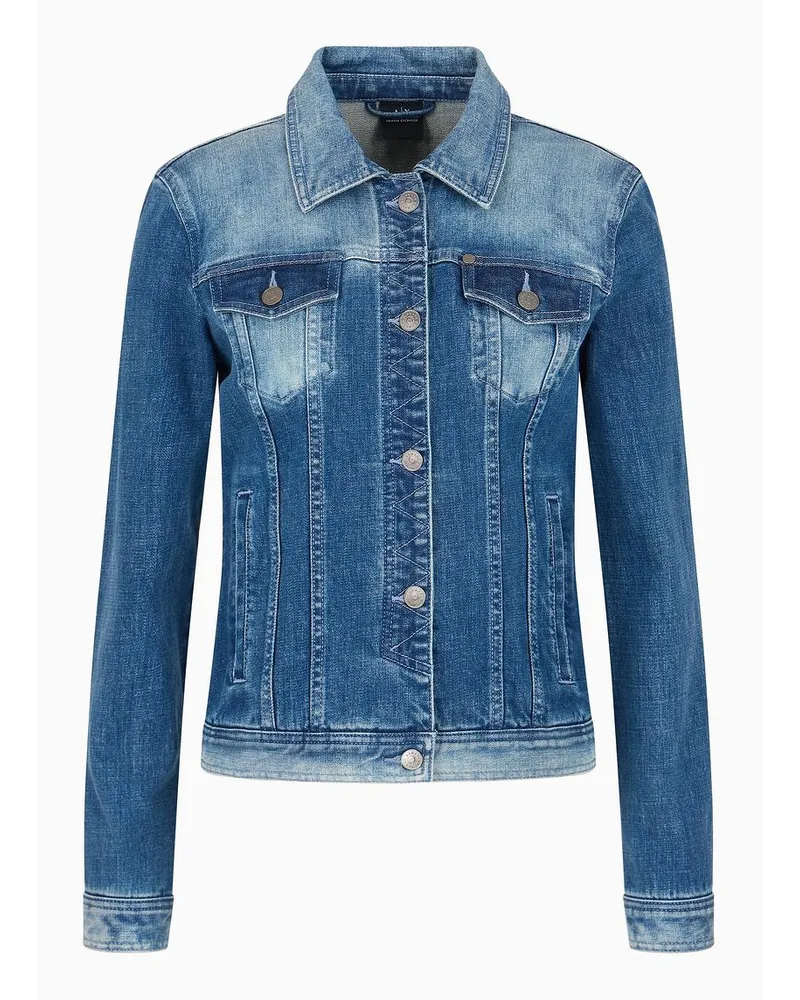 Armani Exchange Jeansjacken Jeansblau