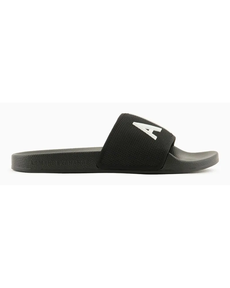 Armani Exchange Slides Schwarz