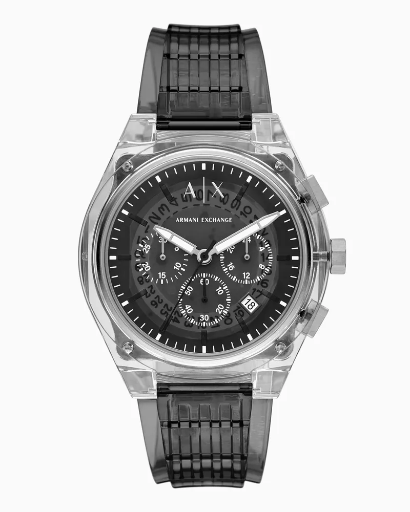 Armani Exchange Grauer Chronograph Mehrfarbig