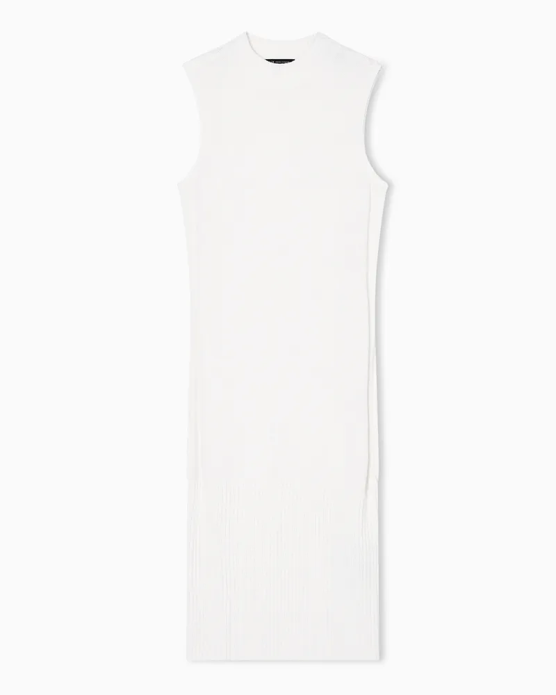 Armani Exchange Midi-Kleider Weiß