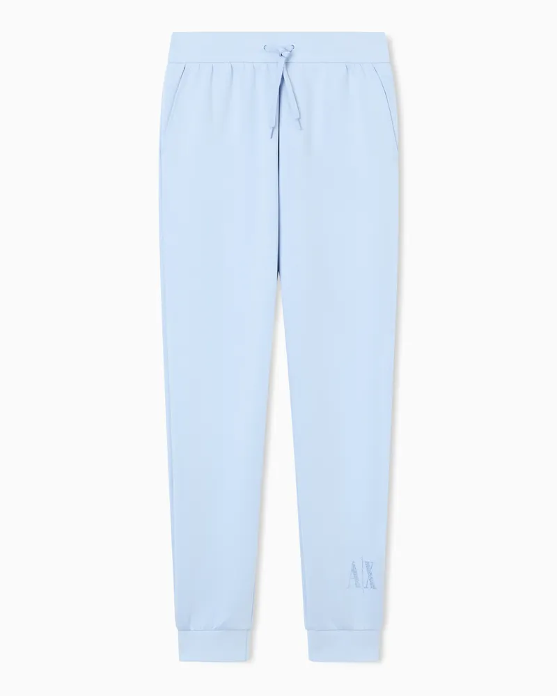 Armani Exchange Jogginghose mit Symbol Hellblau