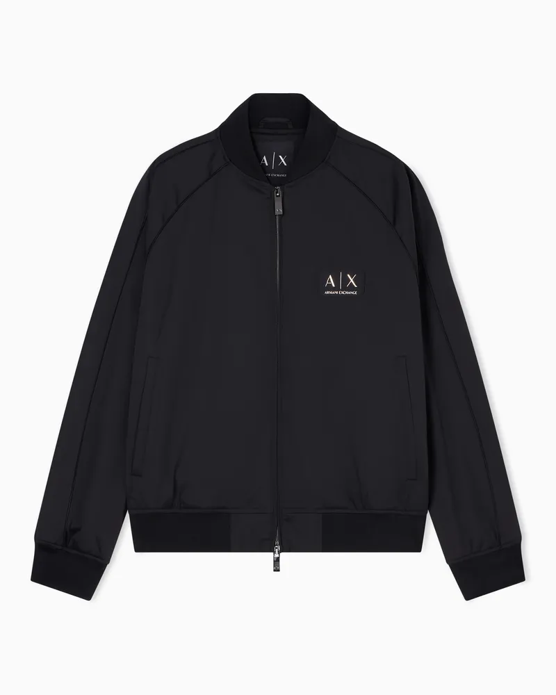 Armani Exchange Cotton blouson Schwarz