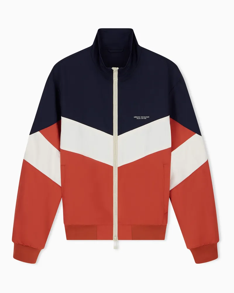 Armani Exchange Blousonjacke im Regular Fit aus Nylon Rot