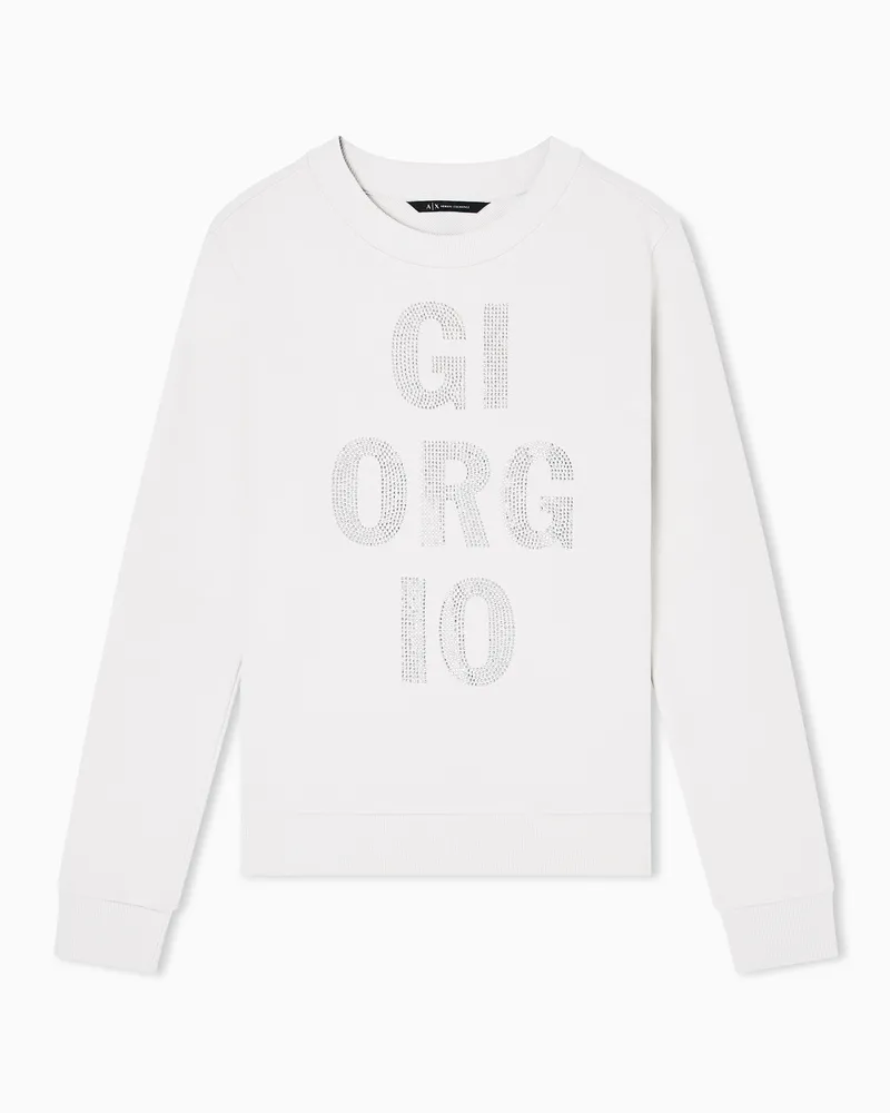 Armani Exchange Sweatshirts ohne Kapuze Beige