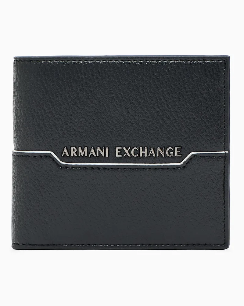 Armani Exchange Buchbrieftasche Schwarz