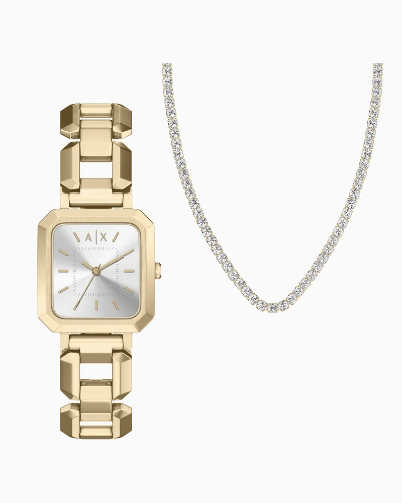 Armani Exchange Uhren mit Stahlarmband Mehrfarbig