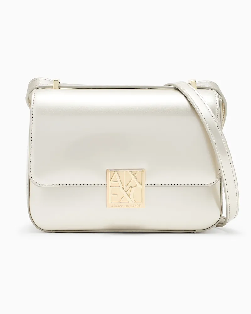 Armani Exchange Crossbody bag in technical fabric Goldfarben