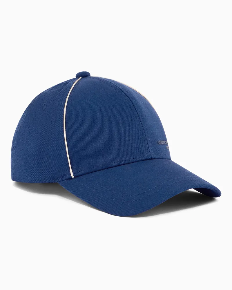 Armani Exchange Cotton hat Blau