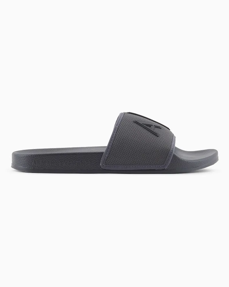 Armani Exchange Slides Dunkelgrau