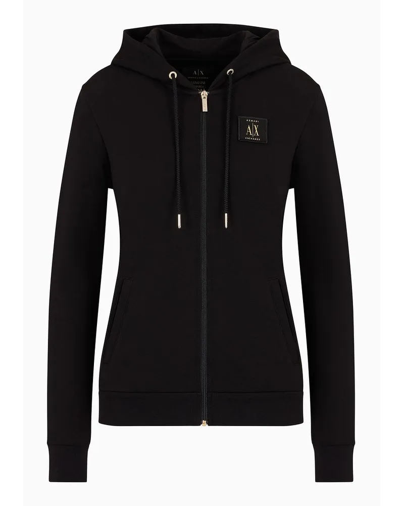 Armani Exchange Sweatshirts mit Reißverschluss Schwarz