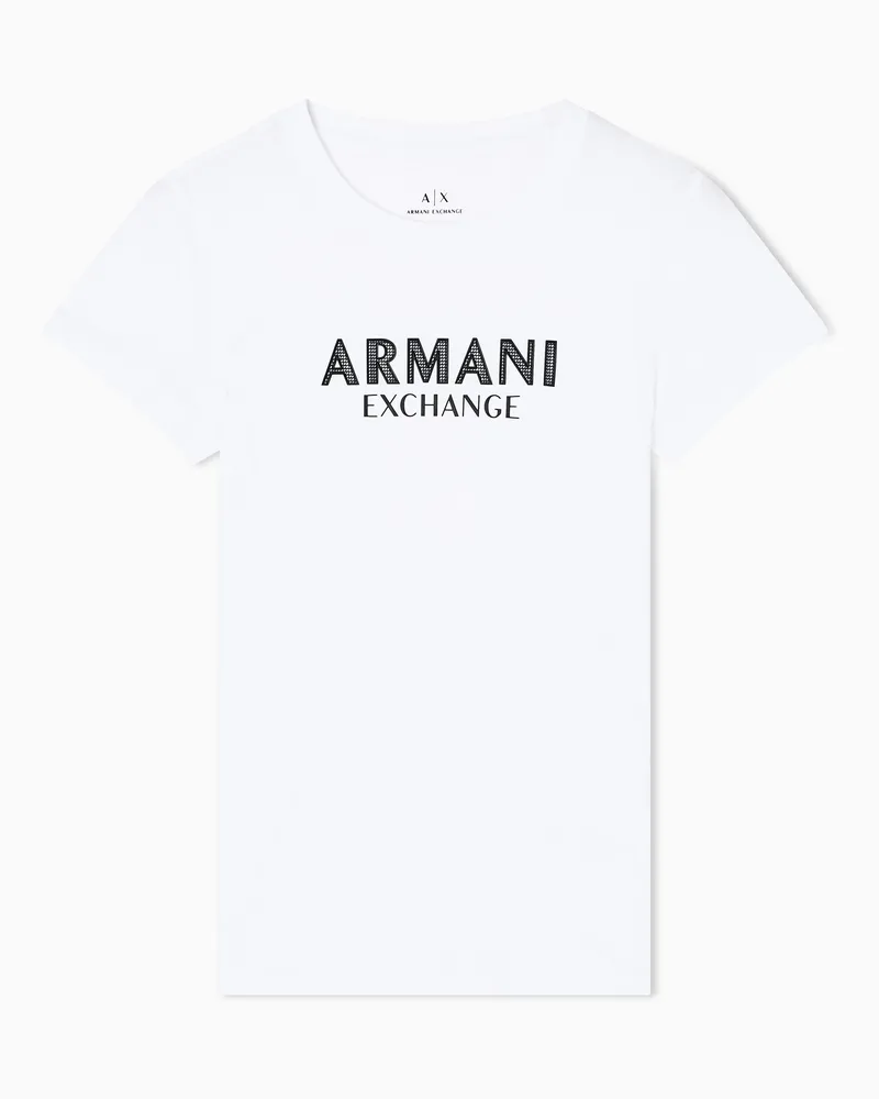 Armani Exchange Slim Fit T-Shirts Weiß