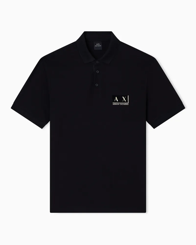 Armani Exchange Poloshirts Schwarz