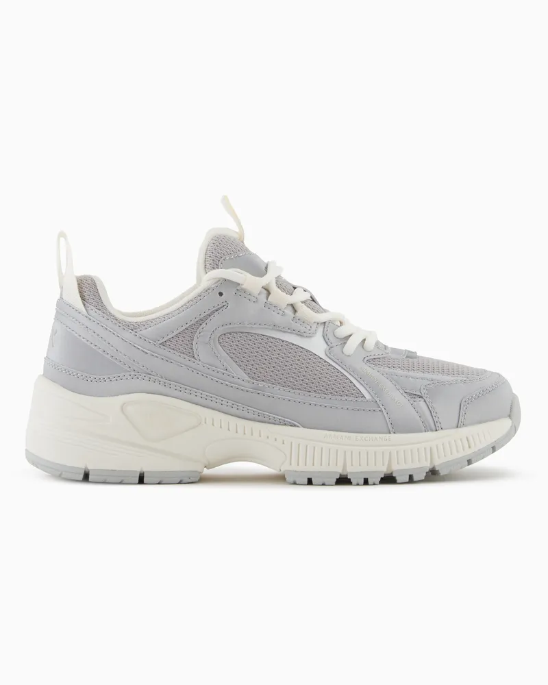 Armani Exchange Sneaker Silber