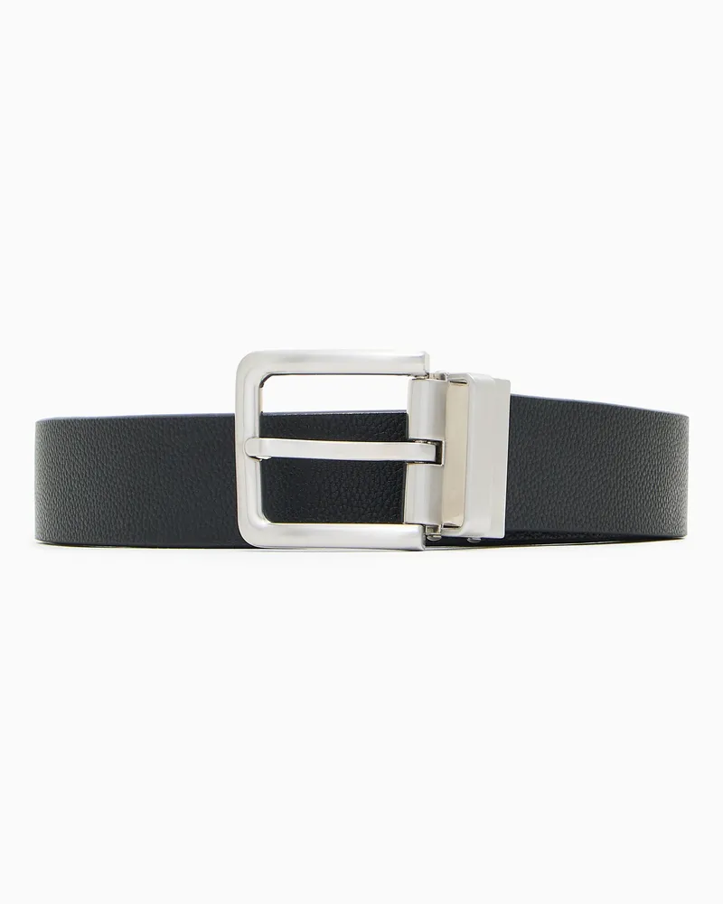 Armani Exchange Ledergürtel mit Logo Schwarz