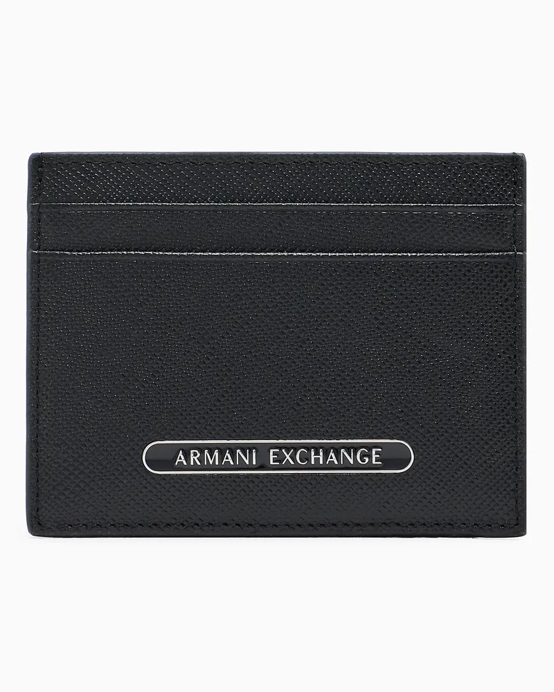 Armani Exchange Kartenetuis Schwarz