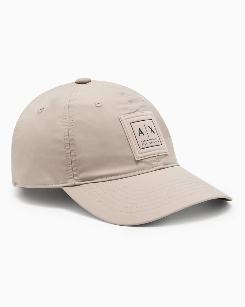 Armani Exchange Cap mit Schirm und Logo Beige