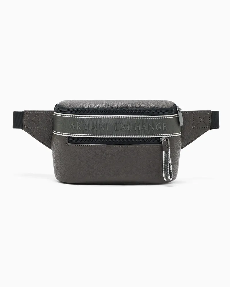 Armani Exchange Gürteltasche mit verstellbarem Riemen und Reißverschlüssen Braun