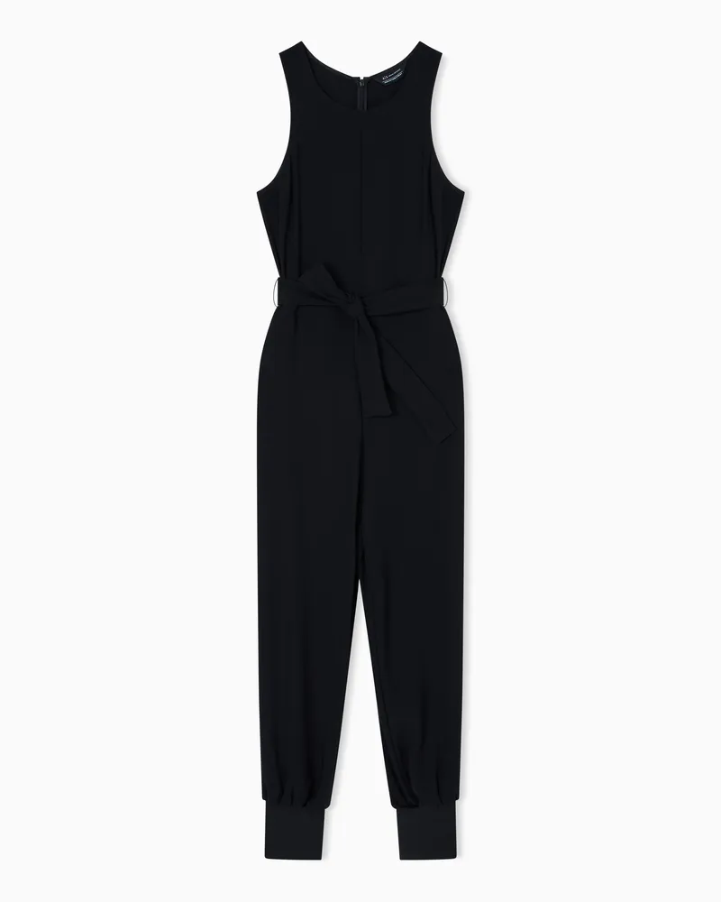 Armani Exchange Overall mit Gürtel Schwarz
