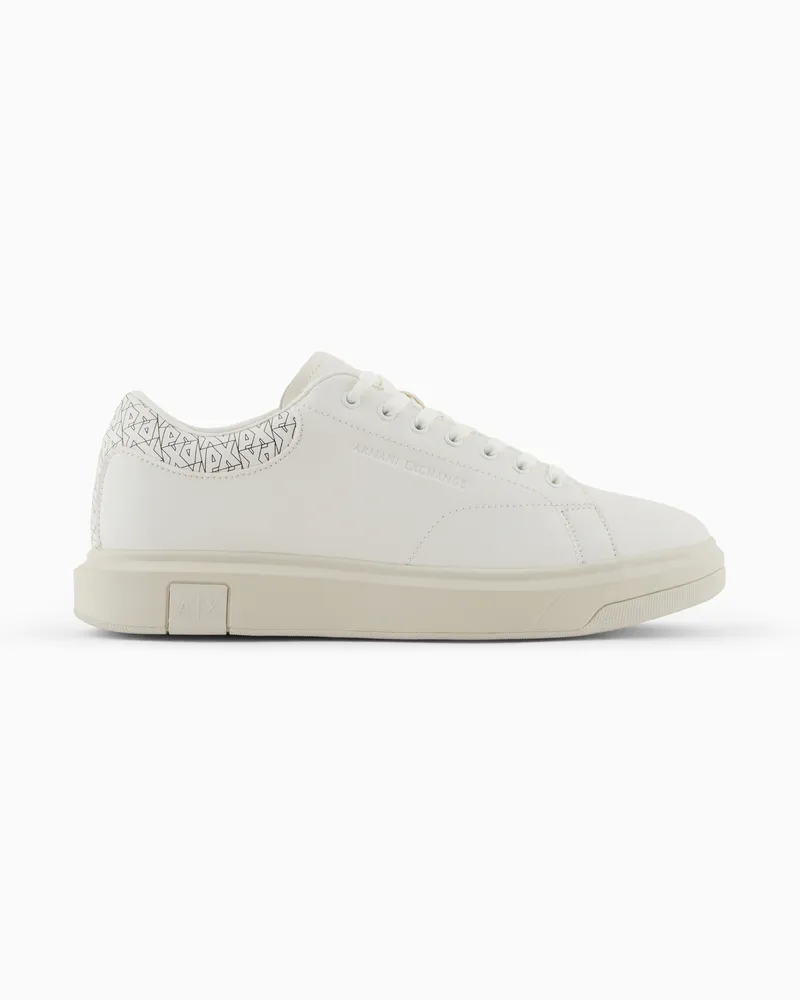 Armani Exchange Sneaker mit Detail auf der Rückseite Zweifarbig