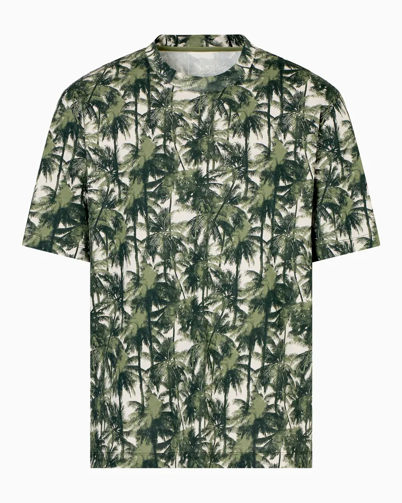 Armani Exchange Regular Fit T-Shirts GrüN