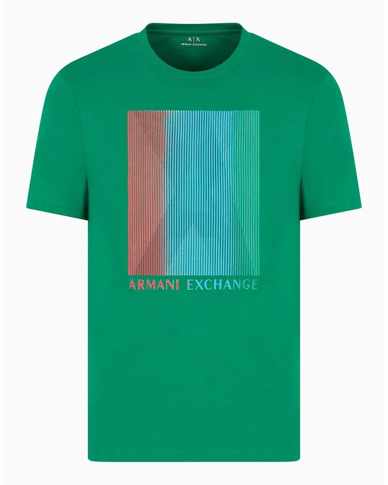 Armani Exchange Regular Fit T-shirts Grün