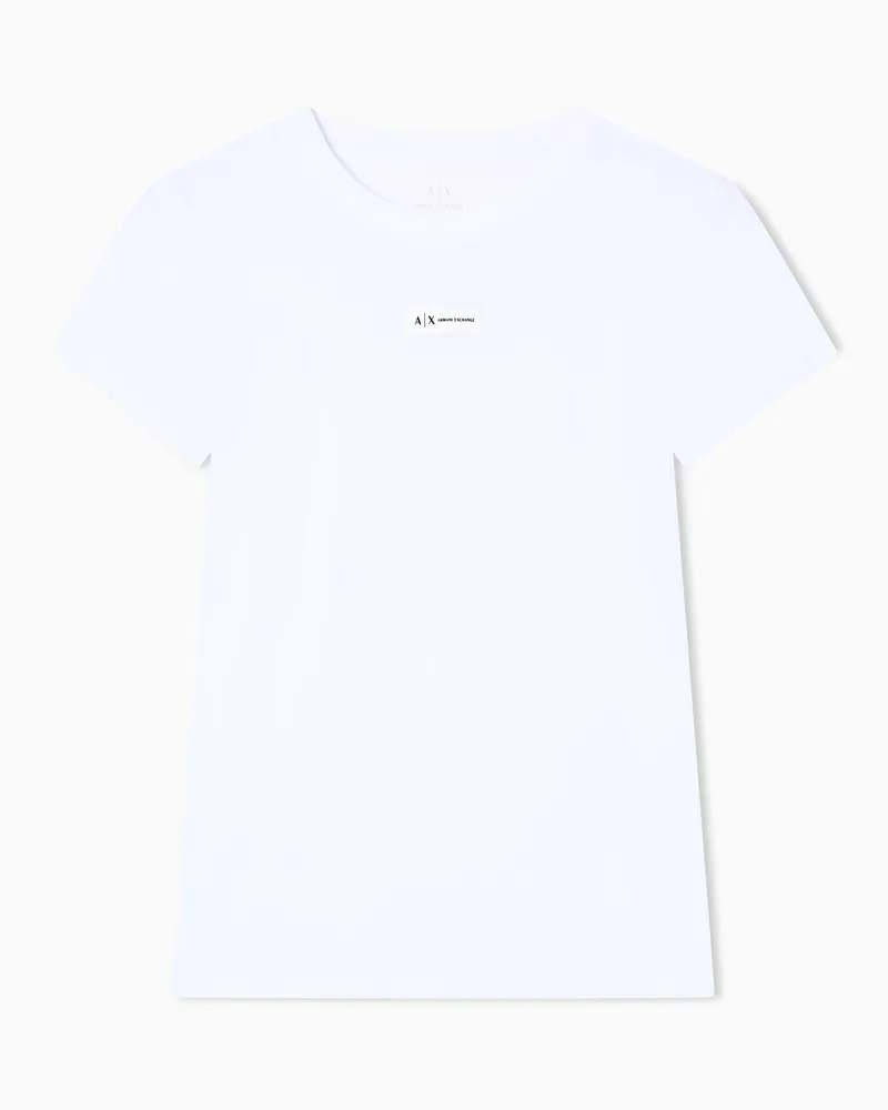 Armani Exchange Slim Fit T-Shirts Weiß