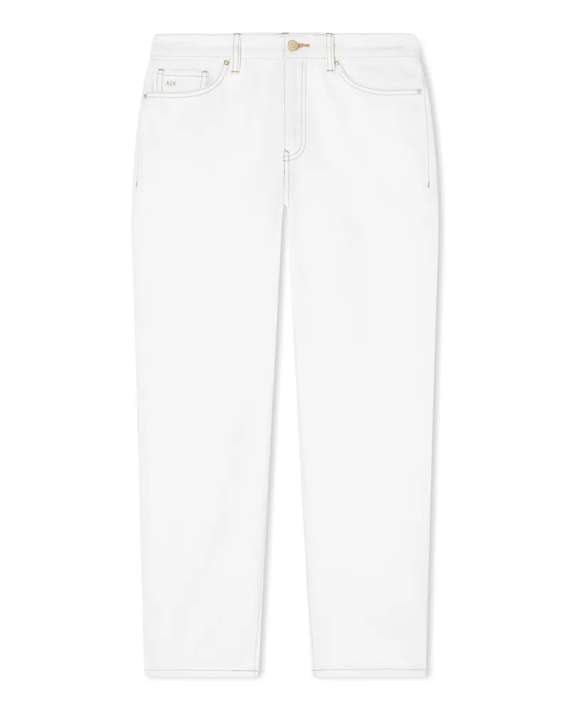 Armani Exchange Denim boyfriend jeans Weiß