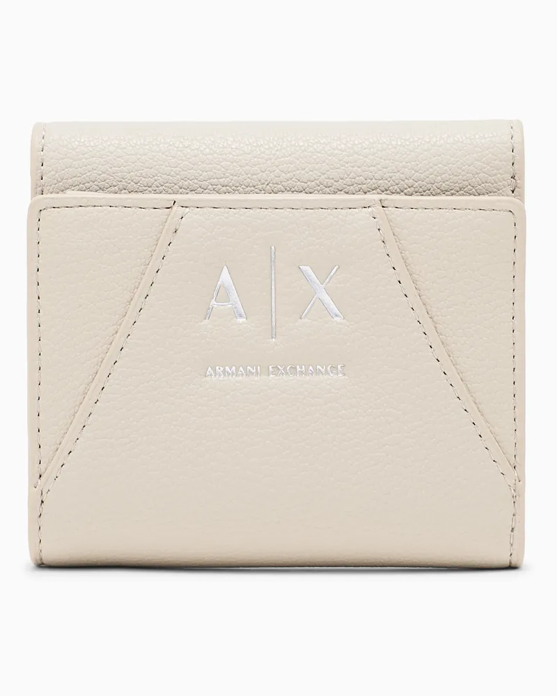 Armani Exchange Geldbörse mit Logo und Fächern für Karten und Bargeld Weiß