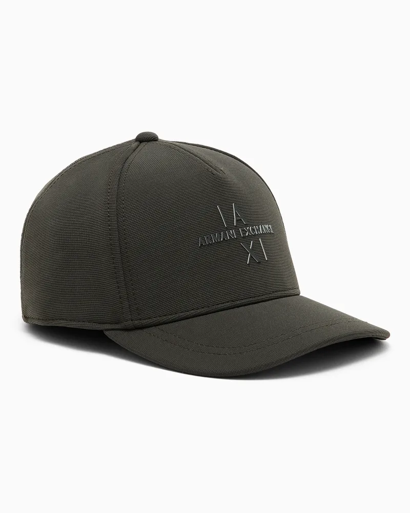 Armani Exchange Cap mit Schirm und Logo Grau