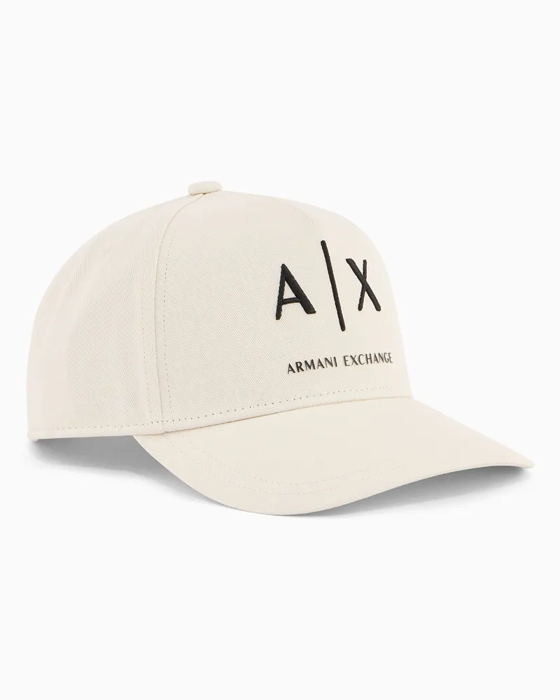 Armani Exchange Cotton hat Beige