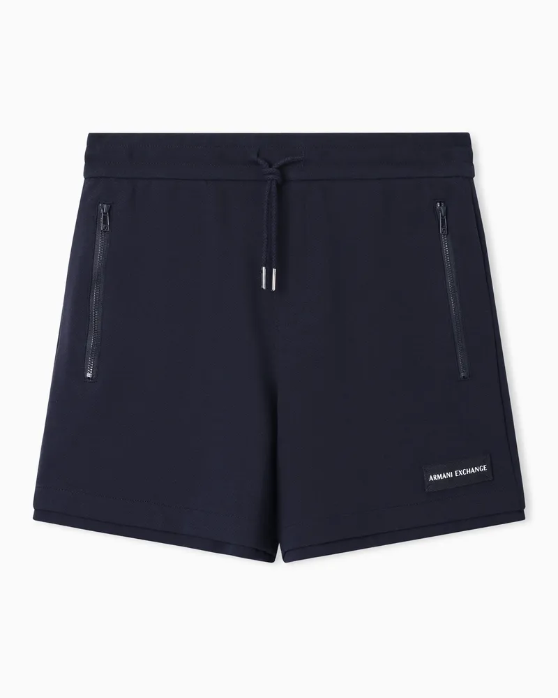 Armani Exchange Bermuda shorts in cotton Marineblau