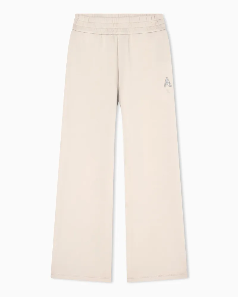 Armani Exchange Cotton jogger trousers Beige