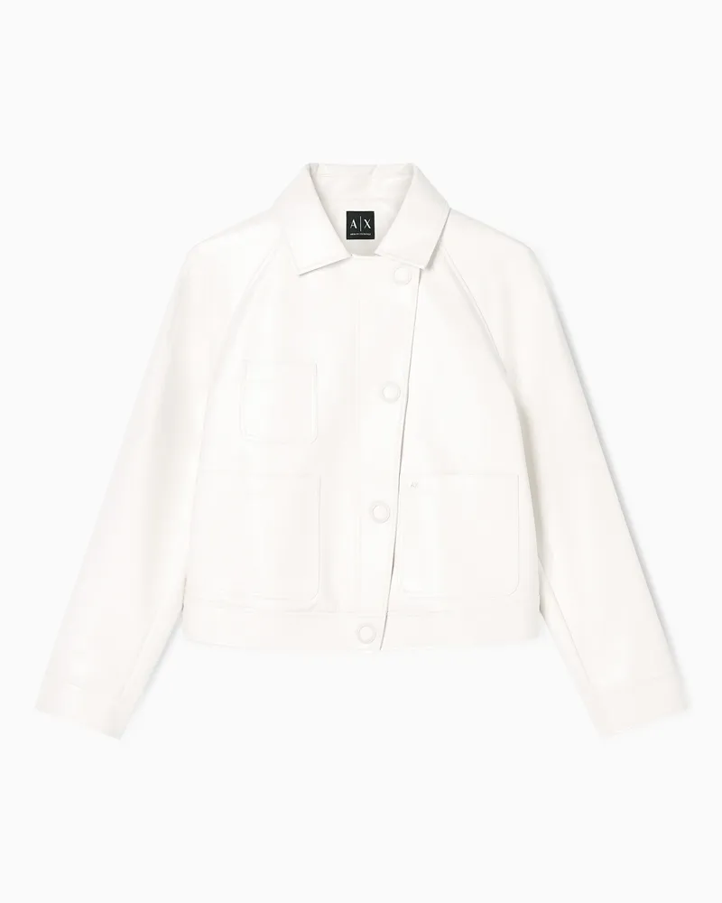 Armani Exchange Technical fabric blouson Weiß