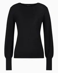 Armani Exchange Pullover Aus Weichem Garn Schwarz