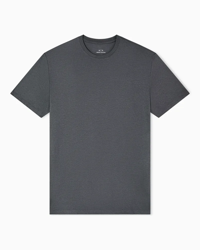 Armani Exchange T-Shirt Slim Fit Passform aus Pima-Baumwolle Grün