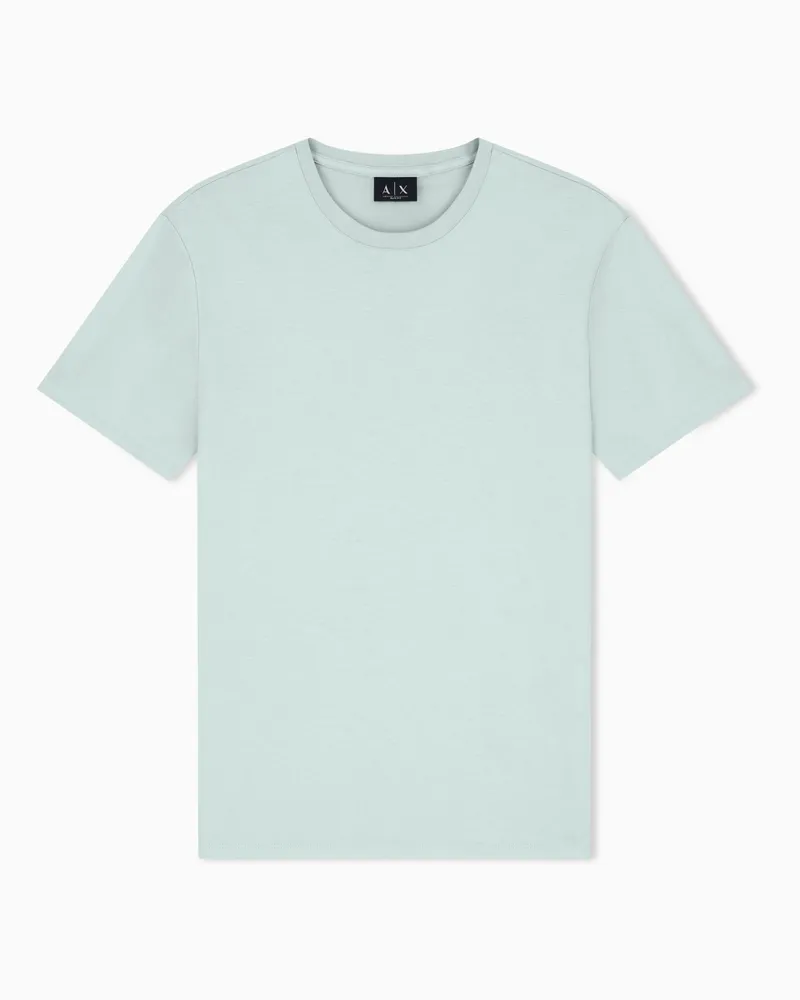 Armani Exchange T-Shirt Essential im Slim Fit aus Pima-Baumwolljersey Grün