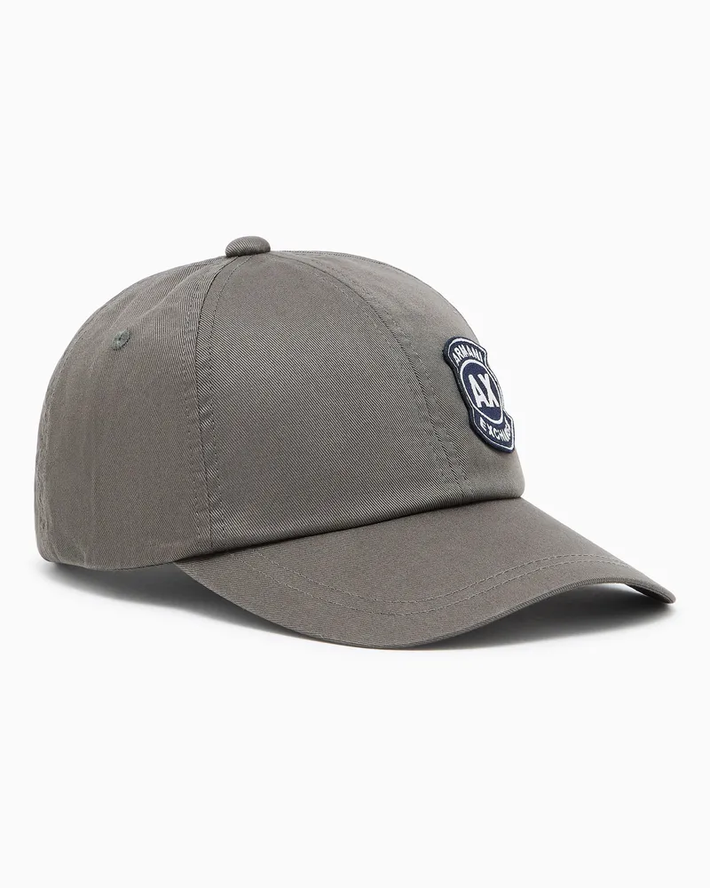 Armani Exchange Cotton hat Grau