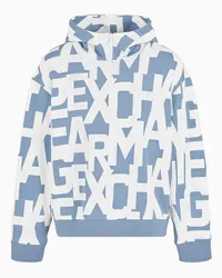 Armani Exchange Kapuzensweatshirts Azurblau