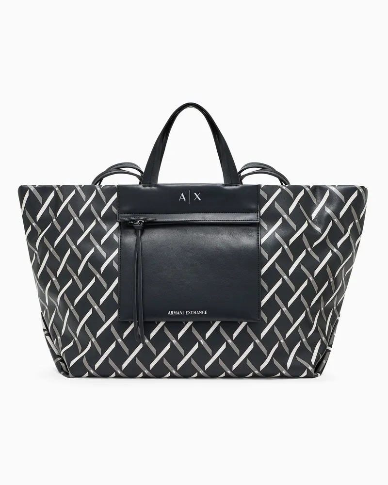 Armani Exchange Shopper Schwarz