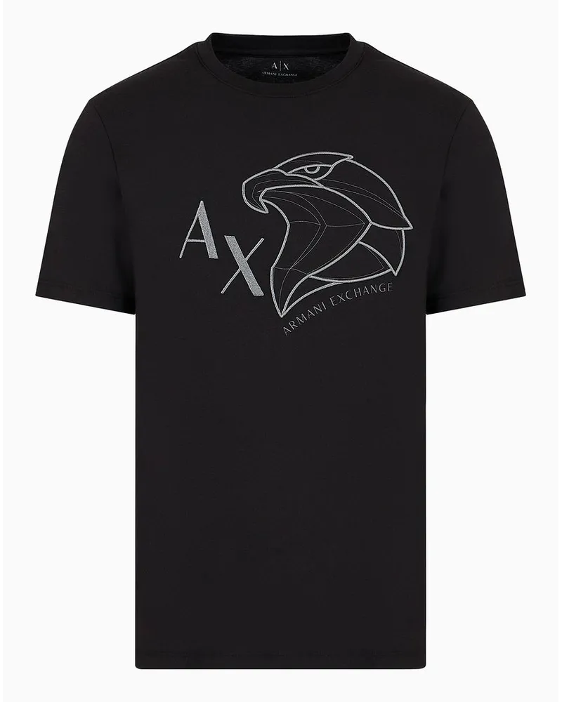 Armani Exchange Regular Fit T-shirts Schwarz