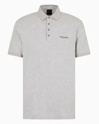 Armani Exchange Poloshirt Aus Baumwolle Hellgrau