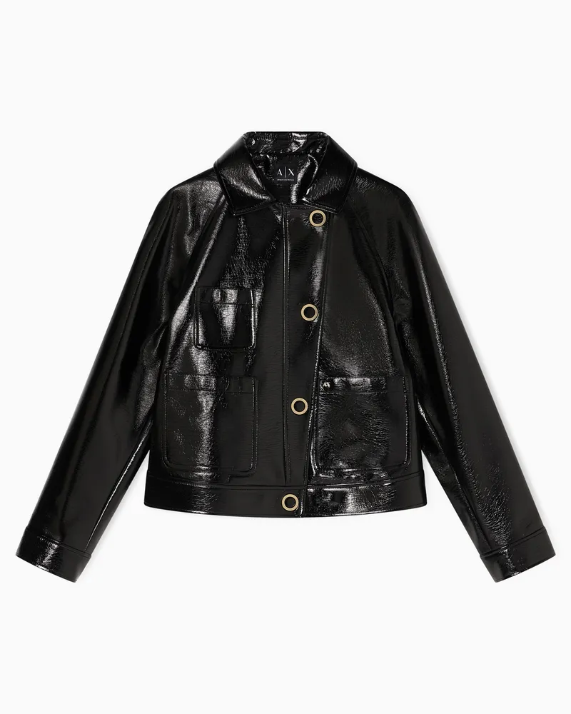 Armani Exchange Technical fabric blouson Schwarz