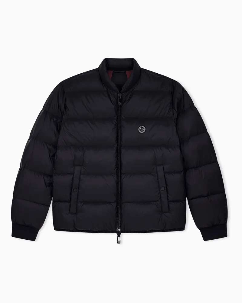 Armani Exchange Daunenjacke im Regular Fit aus Nylon Schwarz