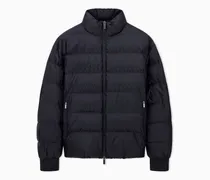 Steppjacke aus Nylon-Jacquard mit hohem Kragen Essential