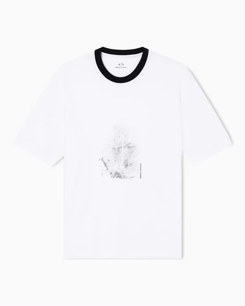 Armani Exchange Regular Fit T-Shirts Weiß