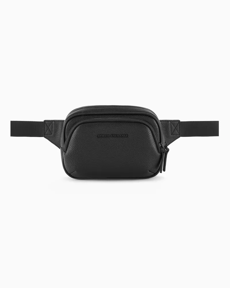 Armani Exchange Waist bag in technical fabric Schwarz
